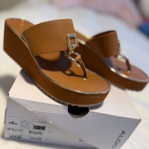 Brown Platform Sandals